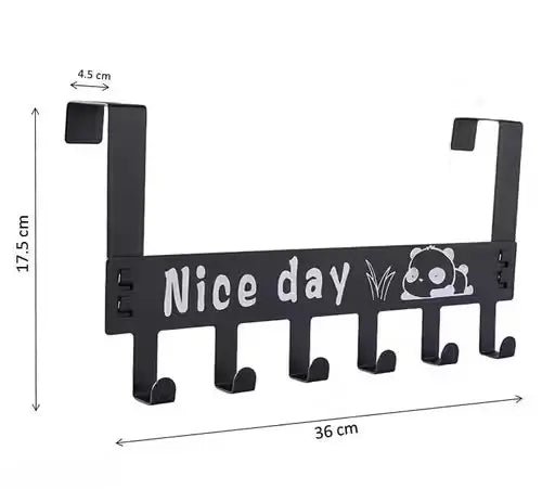 Over The Door Hook Hanger – 6 Hooks