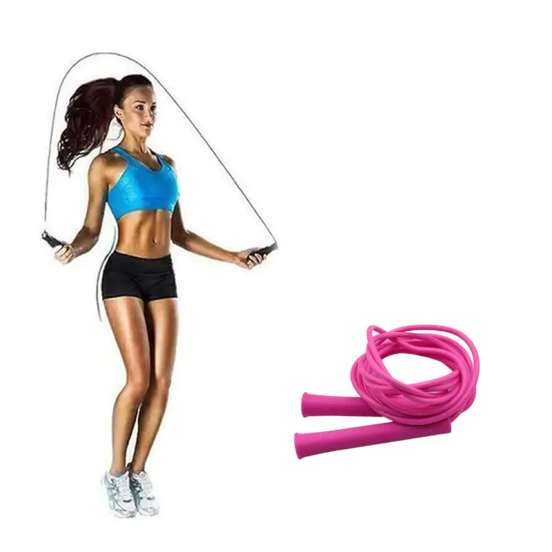 3m Adjustable Plastic Skipping Rope High-Speed Jump Rope for Fitness