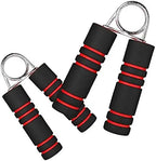 Foam Hand Grip Red Black, Pack of 2