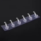 Super Strong 6-in-1 Adhesive Wall Hooks  (Pack of 2)