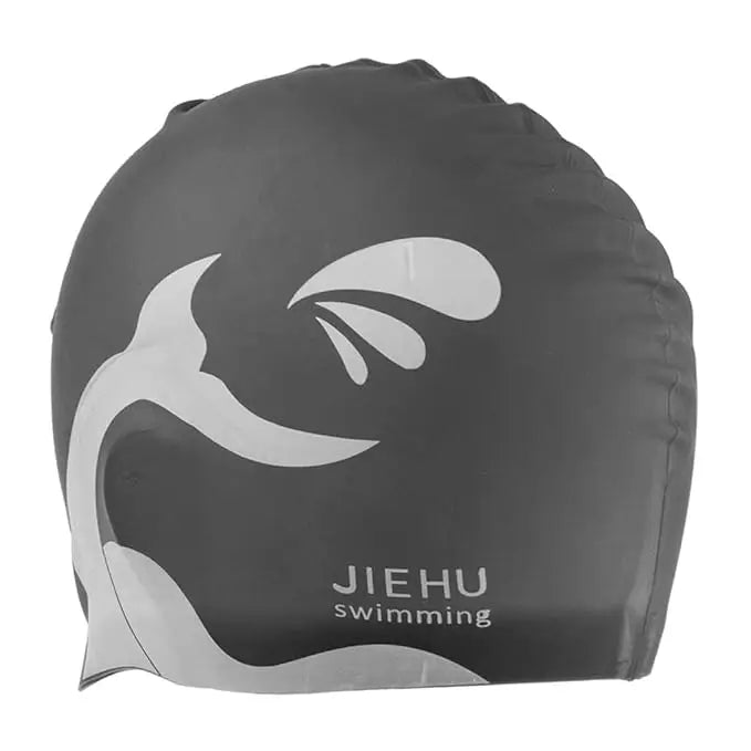 Premium Silicone Swimming Cap for Men, Women & Kids | Stretchable Waterproof Swim Cap for Pool, Training & Water Sports