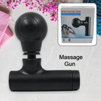 Black Mini Pocket Size Massager, Full Body Massager, Cordless One Button Operation for Body Pain & Relaxation