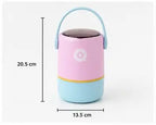 Insulated Stainless Steel Lunch Box with Spoon | 2-Tier Stackable Leak-Proof Hot & Cold Tiffin Box | Portable Food Container for Office, School & Travel | 580ml | Purple Aqua