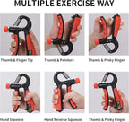 Serveuttam Hand Gripper Forearm Exercise Equipment - Hand Gripper 60 kg with Counter | Adjustable Handgripper Forearm Grip for Men Gym | veins exercise tool hand presser gym