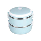Multi-Layer Stainless Steel Hot Lunch Box - Insulated Tiffin for School & Office